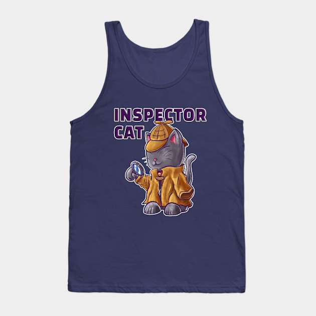 Inspector cat Tank Top by galvek